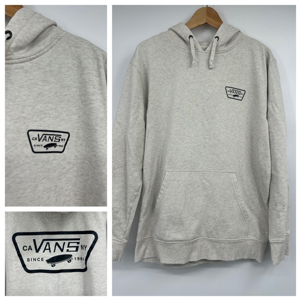 Vans Off The Wall Pullover Hoodie Mens Medium Skateboard CA NY Since 1966 M
